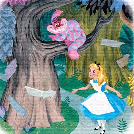 Disney ファブリックパネル　アリス(dsn-0204)