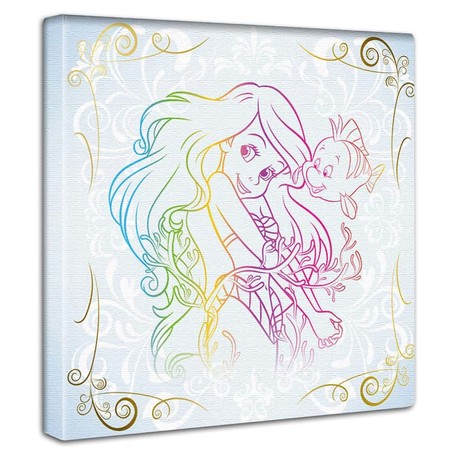 Disney ファブリックパネル　アリエル(dsn-0266)