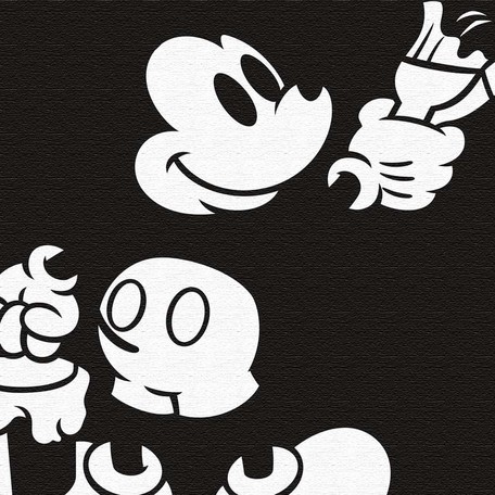 Disney ファブリックパネル　ミッキー(dsny-1710-03)