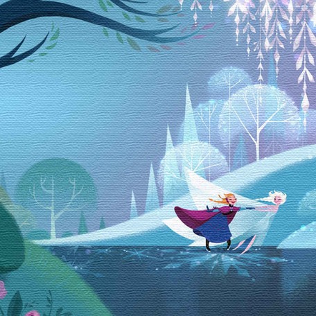 Disney ファブリックパネル　アナと雪の女王(dsn-0286)