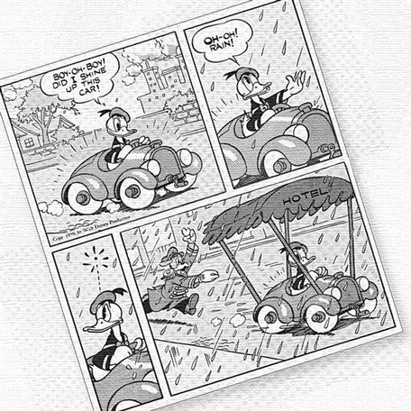 Disney ファブリックパネル　ドナルド(dsn-0019)