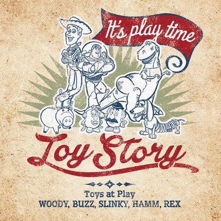 Disney ファブリックパネル　トイストーリー(pix-0054)