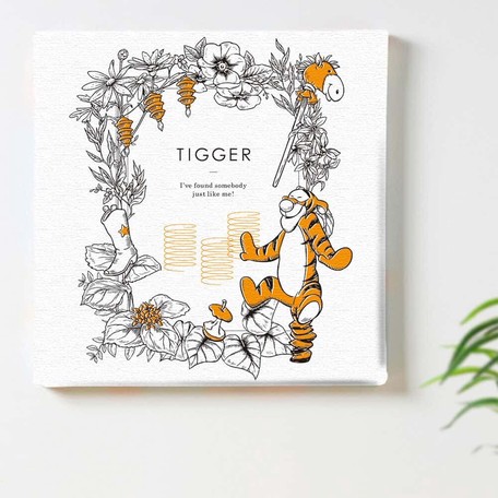 Disney ファブリックパネル　ティガー(dsny-2011-15)