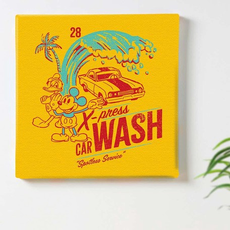 Disney ファブリックパネル　ミッキー&ドナルド(dsny-2012-10)