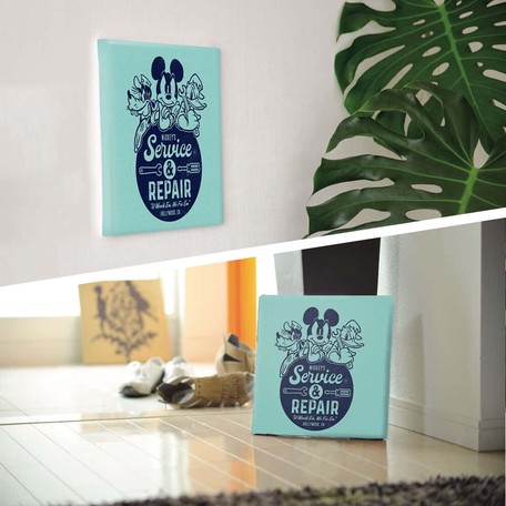 Disney ファブリックパネル　ミッキー,ドナルド,&グーフィー(dsny-2012-13)