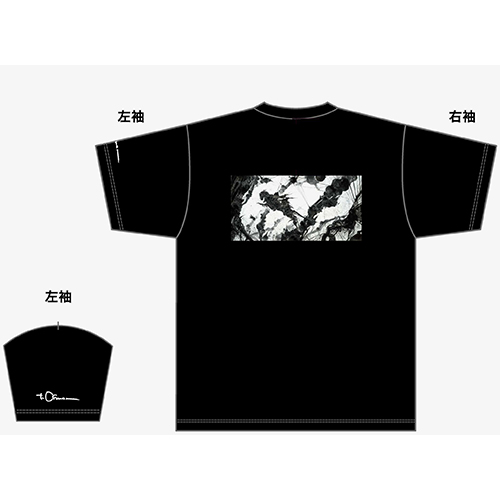 kazaru <カザル> │天野喜孝 Tシャツ(JAPAN黒)