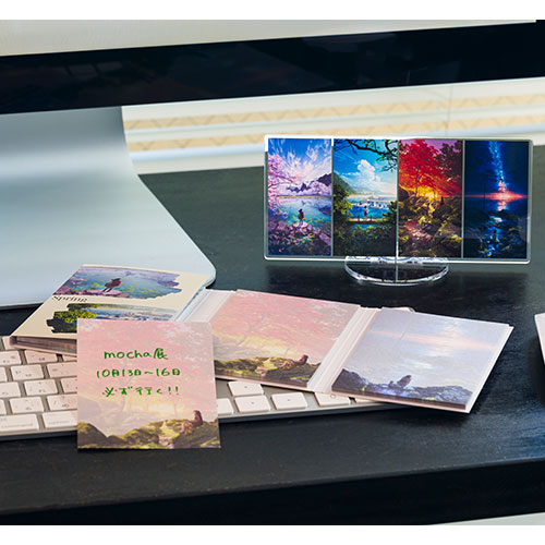 mocha 卓上アクリルスタンド(四季眺望)