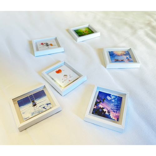 北田稔 額装マグネット(空へ)