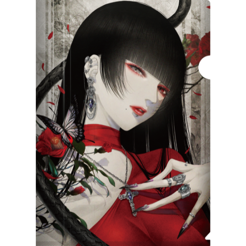 皐月恵 クリアファイル4枚セット(B)