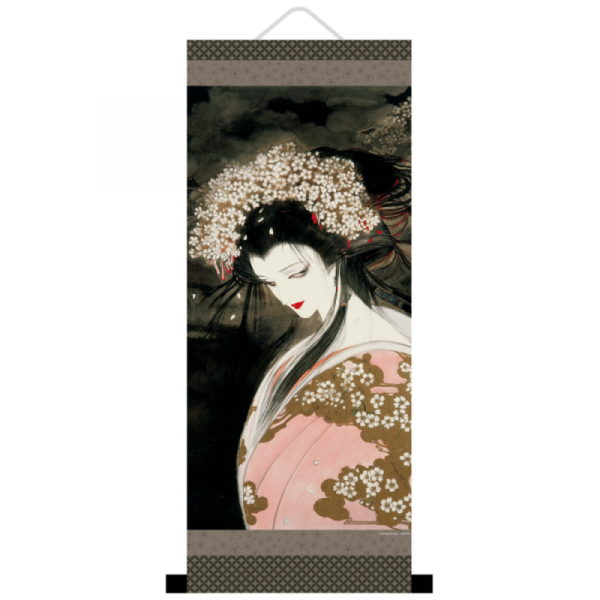 天野喜孝 掛け軸風タペストリー(桜姫)