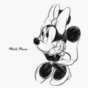 Disney ファブリックパネル　ミニー(dsn-0149)