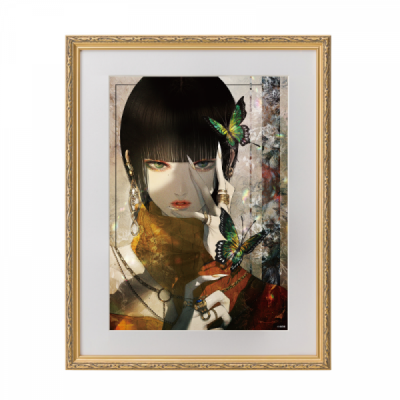 皐月恵 額装版A3クリアポスター(SWALLOWTAIL BUTTERFLY)